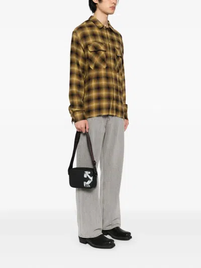 Off-white Heritage Camera Bag Rubber 3d In Black