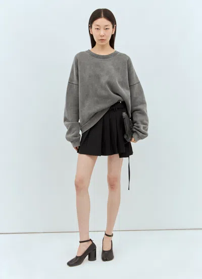 Acne Studios Women Pleated Mini Skirt In Black