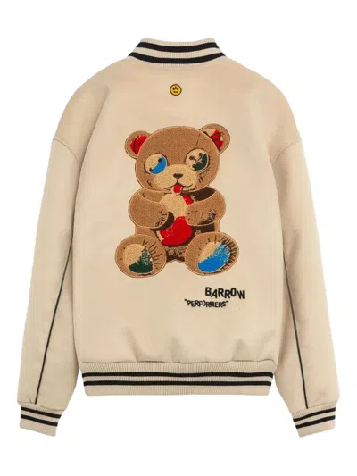VARSITY 泰迪熊贴花飞行员夹克