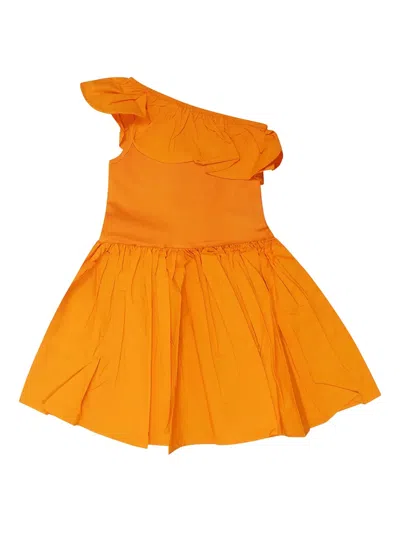 Molo Ruffled Smock-detail Casual Dress In Multi