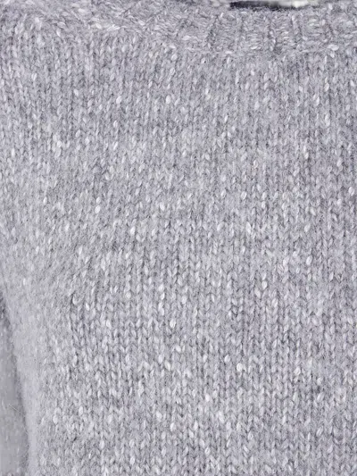 Anne Claire Crew-neck Sweater In Animal Print