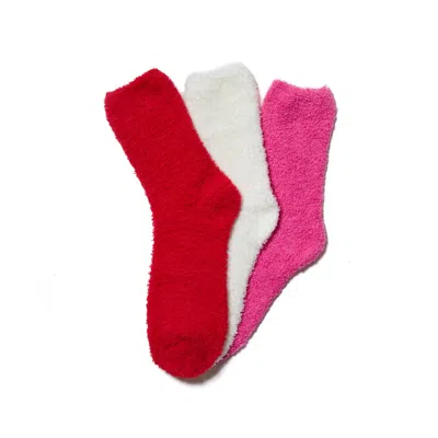 Stems 3 Pack Plush Cozy Socks In Multi
