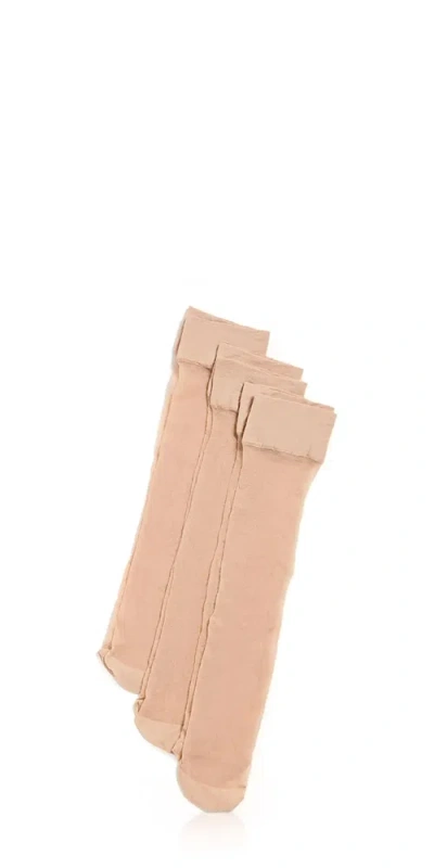 Stems 3-pack Sheer Knee High Socks In Black