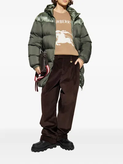 Add Hooded Ped Jacket In Green