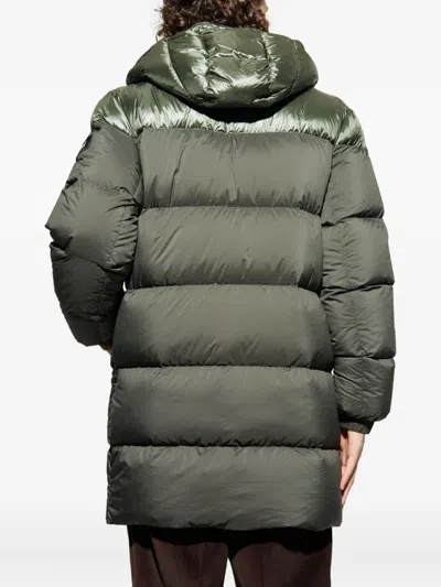 Add Hooded Ped Jacket In Green