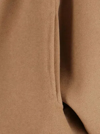 Khaite Garrett High-neck Bomber Jacket In Brown