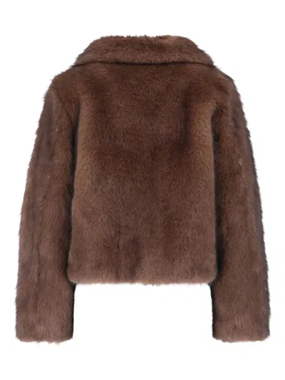 Dunst Classic Structured Brown Jacket With Timeless Appeal In Multi