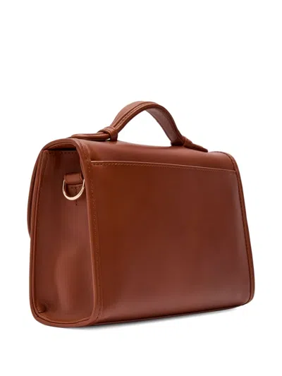 Gabriela Hearst Small Leonora Leather Tote Bag In Brown