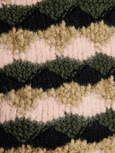 Moncler Striped-pattern Sweater In Multi