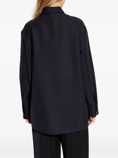 Studio Nicholson Pinole Wool Polo Top In Multi