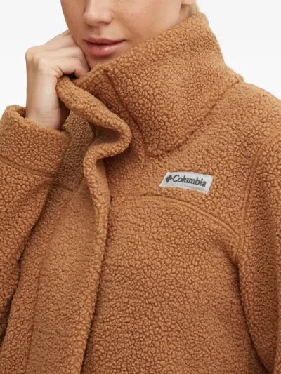 Columbia Panorama Fleece Jacket In Brown