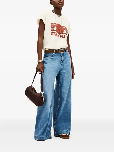 Ba&sh Reese Graphic-print T-shirt In White