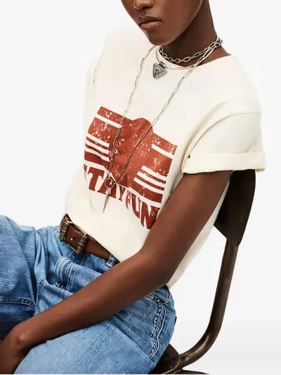 Ba&sh Reese Graphic-print T-shirt In White