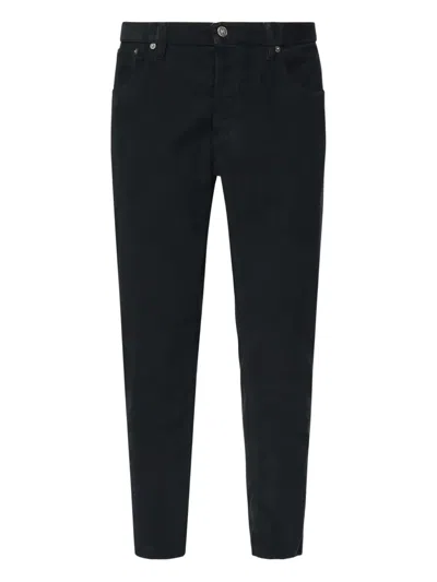 Dondup Five-pocket Denim Jeans In Black
