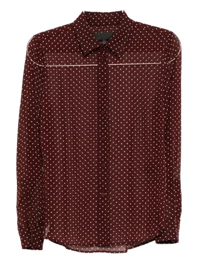 Nili Lotan Gaia Shirt In Multi