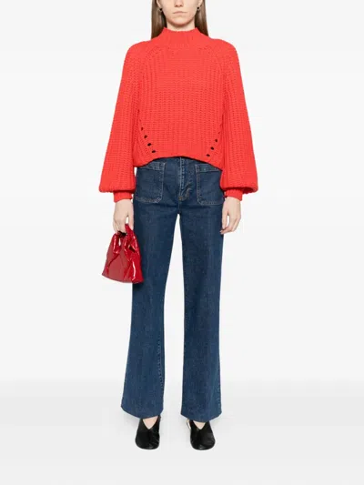 Frame Flared Jeans In Blue