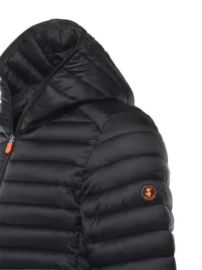 Save The Duck Devon Nylon Down Jacket In Black