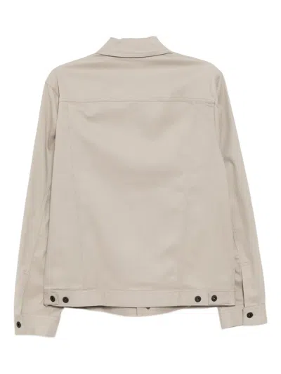 James Perse Button-up Jacket In Neutral