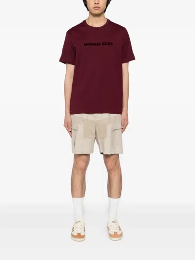 Michael Kors Logo-embossed T-shirt In Multi