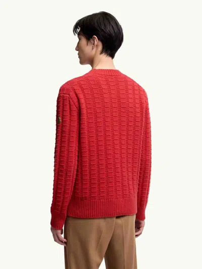 Moncler Cashmere-blend Jumper In Red