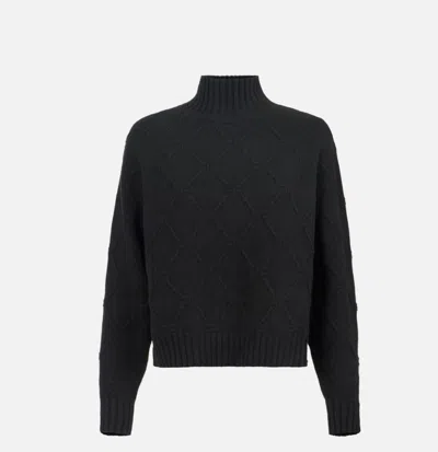Elisabetta Franchi Maglia Tricot In Black