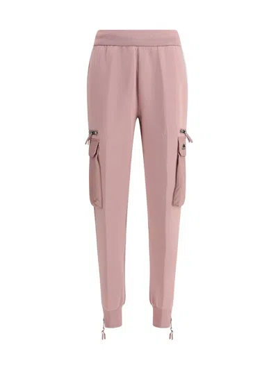 Moose Knuckles Mixmedia Joggers In Pink