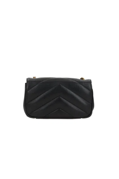 Saint Laurent Monogram Zipper Wallet In Black