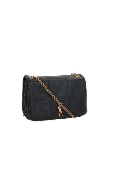 Saint Laurent Jamie Medium Shoulder Bag In Black