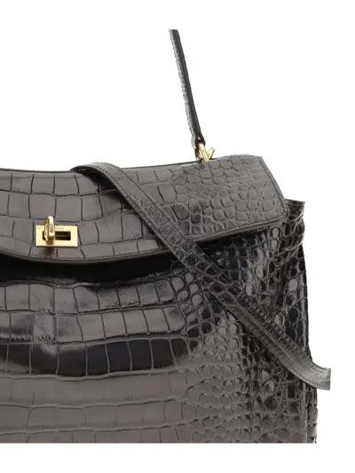 Balenciaga Women Rodeo Medium Handbag In Brown