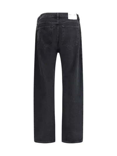 Agolde Magnus Straight-leg Jeans In Black