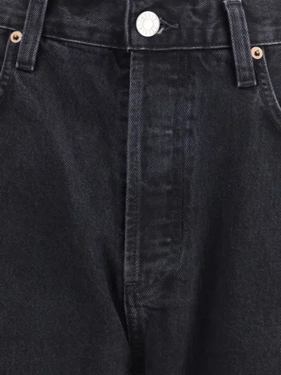 Agolde Magnus Straight-leg Jeans In Black