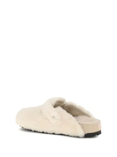 Birkenstock Boston Shearling Clogs Shoes In Multi
