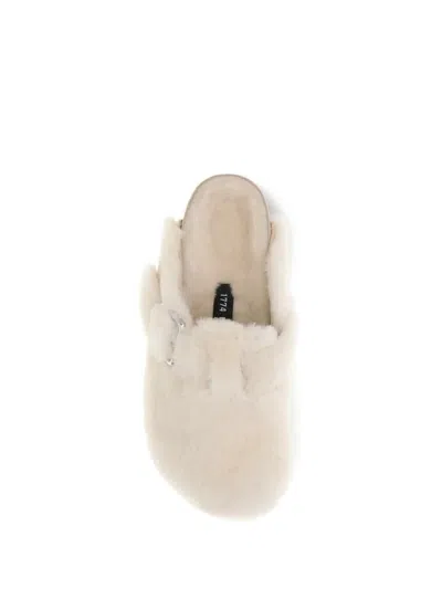 Birkenstock Boston Shearling Clogs Shoes In Multi