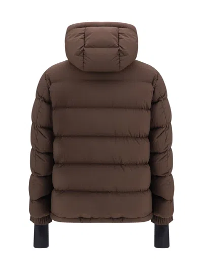 Moncler Isorno Ski Jacket In Brown