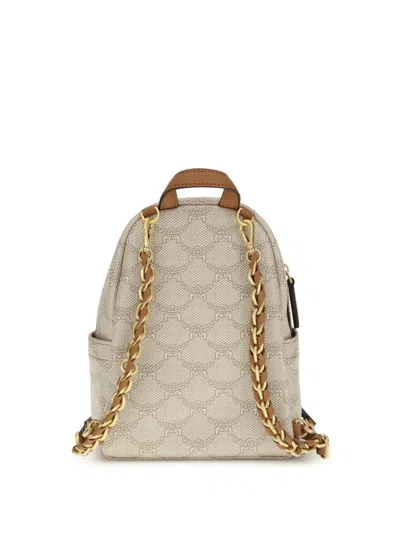Mcm Stark Lauretos Backpack In Sand