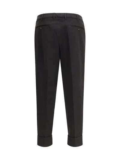 Cruna Belt-loops Trousers In Black