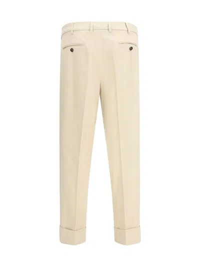 Cruna Belt-loops Trousers In Neutral