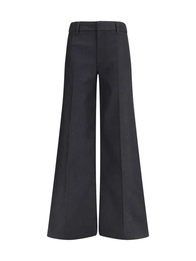 Darkpark Poppy Belt-loops Pants In Black
