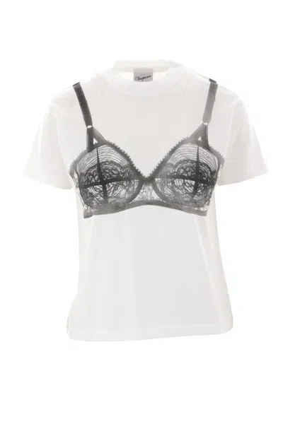 Vaquera Bra Printed T-shirt In Nude