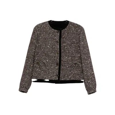 Blazé Milano Button-down Jacket In Gray