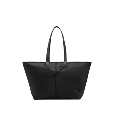 Ami Alexandre Mattiussi Ami Paris Black Shoulder Bags Men In Black