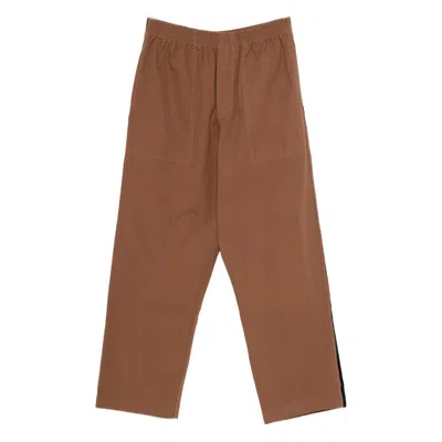 Bode Trim-detail Trousers In Brown