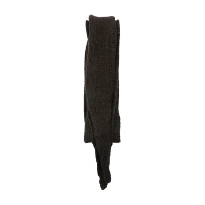 Studio Nicholson Knitted Scarf In Brown