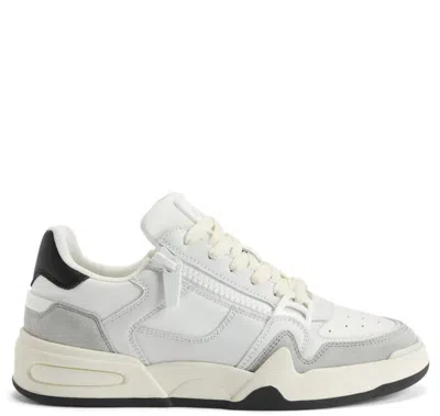 Giuseppe Zanotti Zip-detail Leather Sneakers In Animal Print