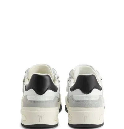 Giuseppe Zanotti Zip-detail Leather Sneakers In Animal Print
