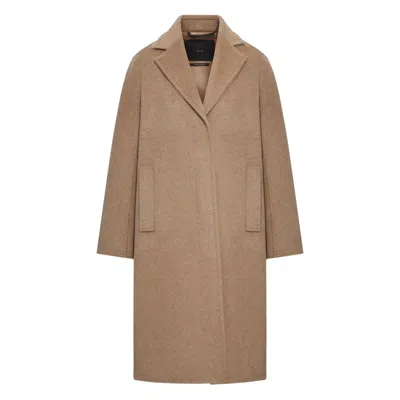 Max Mara Ardenne Cashmere Coat In Brown