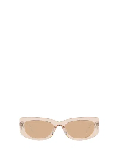 Prada Eyewear Sunglasses In Brown