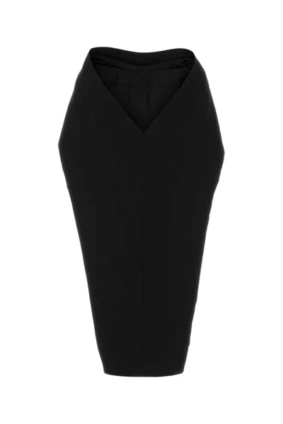 Ferragamo Robe Avec Cape Noir In Black