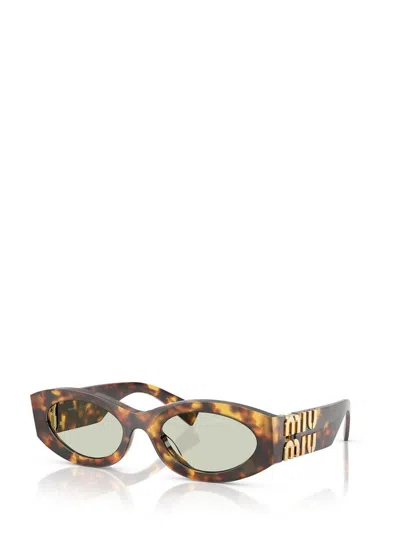 Miu Miu Eyewear Sunglasses In Brown