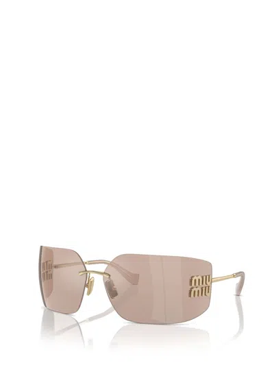 Miu Miu Eyewear Sunglasses In Brown